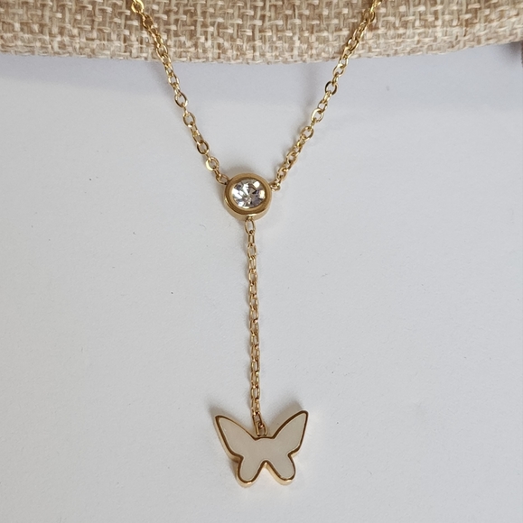 18K Gold Plated Necklace Earrings Set - Picture 5 of 13